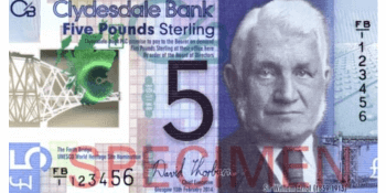 Polymer £5 note