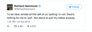 Hammond tweet