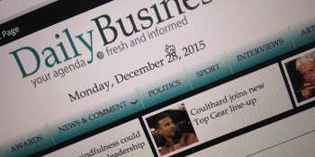 Daily Business rag of home page