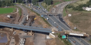 M8 road works