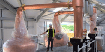 GlenWyvis distillery under construction
