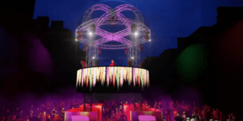 Artist's impression of floating stage