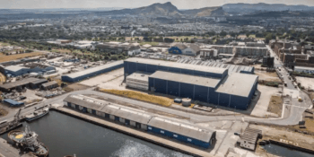 Pelamis warehouse Leith