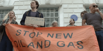 Oil and gas protestors
