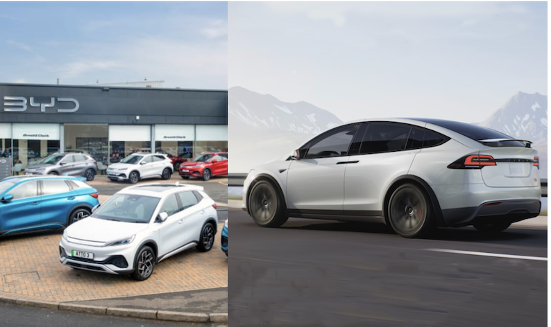 BYD and Tesla