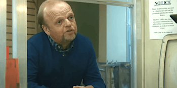 Toby-Jones-as-Alan-Bates in Horizon Post Office drama