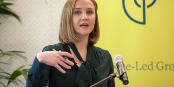 Economy Secretary Mairi McAllan addresses Prosper meeting