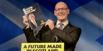 John-Swinney-and-manifesto-document