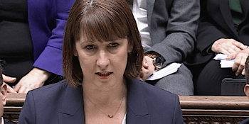 Rachel Reeves delivering spending statement 290724
