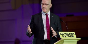 John Swinney at indy anniversary
