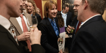 Reeves at entrepreneurs reception