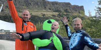Ali Smeaton, Fraser Smeaton and Gregor La