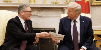 Starmer and Trump with King's letter