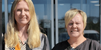 Louise Mullen and Mel Walker