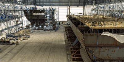 BAE Systems Govan shed