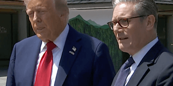 Trump and Starmer in Canada