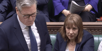 Rachel Reeves looking miserable