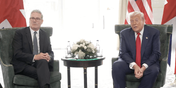 Starmer and Trump at Turnberry hotel