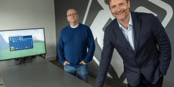 Paddy Burns and Chris Van Der Kuyl of 4J Studios