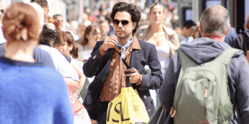 Shopper with River Island bag
