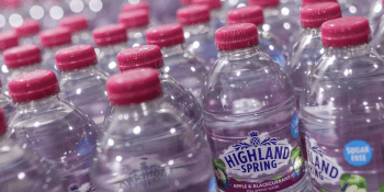 Highland Spring bottles