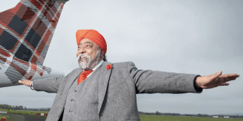 Tony Singh and Loganair