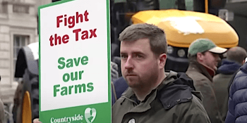 Farm protest in London
