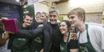 George Clooney at Social Bite
