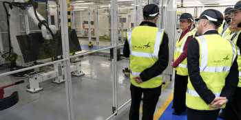 Sturgeon at Spirit Aerospace (scot gov)