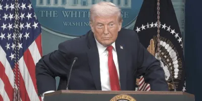 Donald Trump White House press conf 20 jan 26