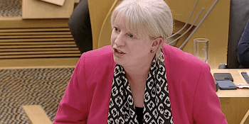 Shona Robison delivering budget