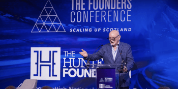 Sir Tom Hunter at founders conference