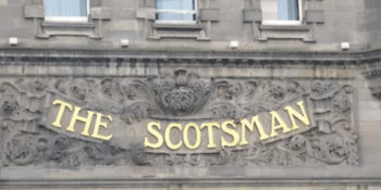 The Scotsman sign