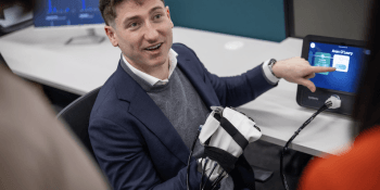 Bioliberty Co-founder and Chief Executive Officer, Rowan Armstrong, wearing Bioliberty’s Lifeglov