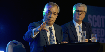 Nigel Farage and Malcolm Offord