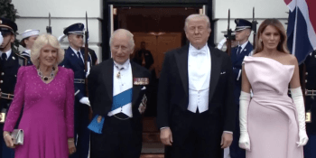 Camilla, Charles, Trump and Melania