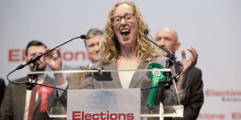 Lorna Slater winning Edinburgh Central constituency