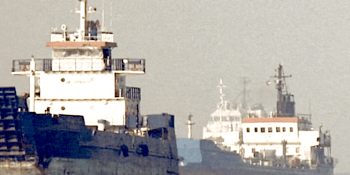 Ships in Strait of Hormuz