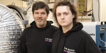 LtoR Rowland Fraser and Oren Smith-Carpenter, co-founders Aurora Avionics