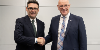 Andy Burnham and John Swinney in Glasgow (Scottish Gov)