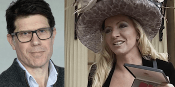 Mark Hedgecoe and Lady Mone (BBC vid)