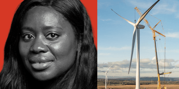 Miatta Fahnbulleh and turbine