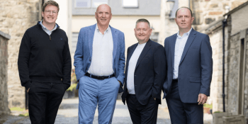 Tom Croy (Investment Director) with VASO's Graham McDonald, chairman; Eddie Black, Co-Founder and MD; and Simon Parrish, CT of VASO Global