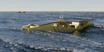 Visualisation of Blue Core at sea. Image source: Mocean Energy.
