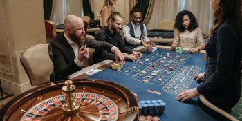 people playing roulette